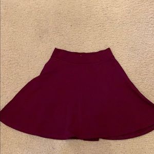 Maroon skirt